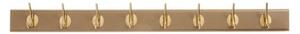Nordal - EDGY coat rack - Krokar - Matt Camel - 8 hooks - B: 6,5 x W: 7 x L: 90 cm