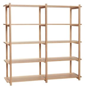 Hübsch - Mason Shelf Dobbel Large Nature - Hyllor - Nature - L150 x W45 x H150 cm
