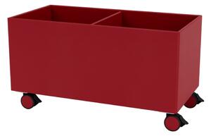 Montana - Colour Box II – S4162 - Med hjul - Förvaringslådor - Beetroot - W46,8 X H37,8 X D35,4 cm