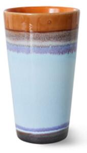 HKLiving - 70s Ceramics Latte Mug - Mugg - Ash - 7,5x7,5x13cm - 280 ml
