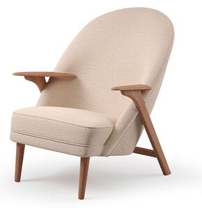 Warm Nordic - Wingman Lounge Chair - Lounge stol - Barnum 02 (Sandy) - L78 x W85 x H42/96 cm