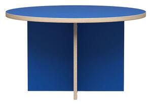 HKLiving - Dining Table, Round - 130 cm - Matbord - Blue - 129 x 129 x 74 cm