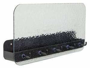 Hübsch - Shack Shelf - Hylla - Textured/Black - 60x13xh30cm