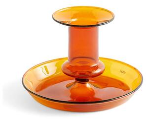 HAY - Flare - Ljusstake - Amber - Stock sale - Ø11 x H7,5 cm
