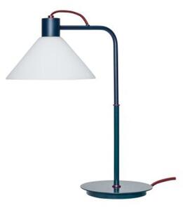 Hübsch - Spot Table Lamp - Bordslampa - Petrol, Blue, White - ø37x22xh44cm, E27