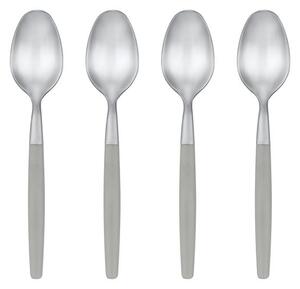 Blomus - Maxime Set Of 4 Espresso Spoons - Bestick - Sharkskin - B2,2 x T11 cm