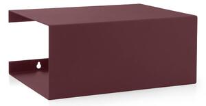 ReCollector - Box Shelf - Hylla - Maroon Red - 35 cm x 25cm x 15cm x 2mm