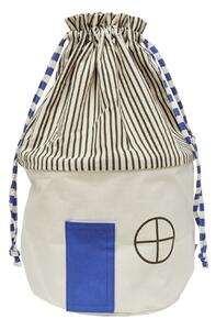 OYOY MINI - Koya Storage Basket - Large - Förvaringslåda för barn - 609 Optic Blue - Ø34 x H52 cm