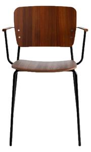 Fogia - Mono Armchair - Matstol - Seat: Smoked Stained Oak - W56 x D38,5 x H81 x SH45 cm