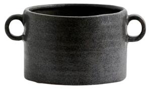 Nordal - Mindy - Skål för servering - Small, Black - W:13 x H:9 cm