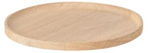 Blomus - Oku Tray - Bricka - Oak - S - Round - H2 x L12 x Ø25 cm