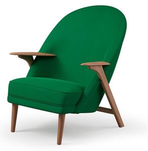 Warm Nordic - Wingman Lounge Chair - Lounge stol - Mood 6101 (Grass Green) - L78 x W85 x H42/96 cm