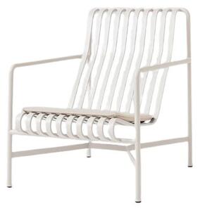 HAY - PALISSADE / Seat Cushion for Lounge Chair - Kuddar för utomhusbruk - Cream White - W52,5 x D48 x H3 cm