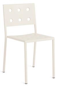 HAY - Balcony Dining Chair - Trädgårdsstol - Chalk Beige - H81 x W44 x L52 cm