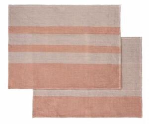 Blomus - GANO Set Of 2 Tea Towels - Kökshandduk - Mourning Dove / Cedar Wood - Stock sale - H0,3 x L50 x W70 cm