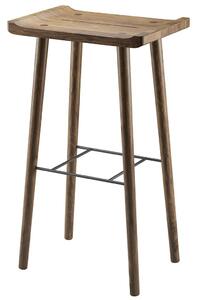 EKTA Handvaerk - Scala Barstool 74 - Barstol - Smoked oak - L: 43 x W: 30 x H: 74 cm