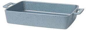 Broste CPH - Hasle ovnfast fad - Eldfast skål - Flintstone blue granite - Stock sale - W43 x L26 x H7 cm