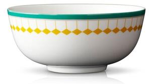 Reflections Copenhagen - Caldo Soup Bowl (Set of 2) - Skål - Green / Yellow / Gold - D14 cm