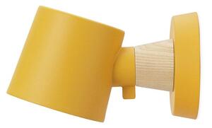Normann Copenhagen - Rise Wall Lamp - Hardwired - Vägglampa - Yellow - H9,7 x L17 x Ø10 cm