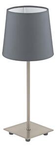 Eglo 54906 - LED bordslampa 1xE14/6W/230V grå/krom