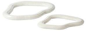 Broste CPH - Nordic Sand Bordskåner - Grytunderlägg - Vanilla - B19 x L25 x H1,8 cm, S/2