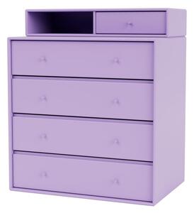 Montana - KEEP - Wall mounted - Byrå - Iris - H 94.8 CM / W 69.6 CM / D 30/46.8 CM