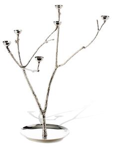 Polspotten - Twiggy Candle Holder - L - Ljusstake - Silver - Ø50 x H65 cm