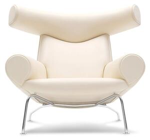 Fredericia Furniture - Wegner Ox Chair 1000 by Hans J. Wegner - Fåtölj - Nubuck 501 Light Sand - W99 x D99 x H92 x SH36 cm