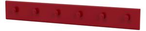 Montana - Coat Rack – K1212 - Klädkrokar - Beetroot - W69,6 X H10 X D1,2 cm