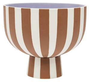 OYOY LIVING - Toppu Bowl - Skål - Caramel/Lavender large - L13 x W13 x H15