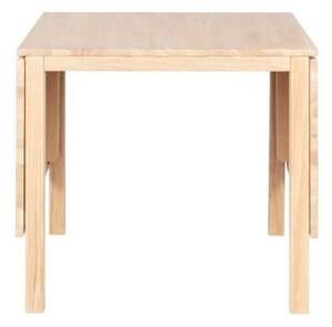 Haslev Møbelsnedkeri - Klassik Dining Table - Matbord - White Oiled Oak w/2 Leaves - W75 x D75 x H74 cm