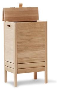 Form & Refine - A line vasketøjskurv - Tvättkorg - White oiled oak - B: 43 cm, H: 73 cm, D: 32.5 cm