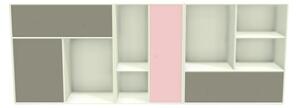 Montana - Custom made Montana for Jacques - Hyllor - Pomelo/Fennel/Ruby - H71,6 x L186 x D30