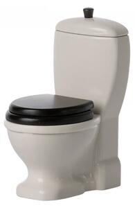 Maileg - Toilet, Mouse - Leksaker - White/Black - H9,5 cm