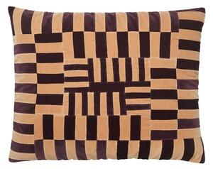 Christina Lundsteen - Dakota Pillow - Kudde - Aubergine / Beige - 50 x 60 cm