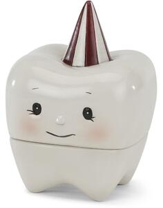 Konges Sløjd - TOOTH BOX - Förvaringslåda för barn - OFF WHITE - Height: 9 cm