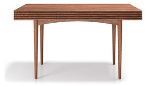 Dk3 - Groove Desk - Skrivbord - Smoked Oak - L130 x W65 x H73 cm