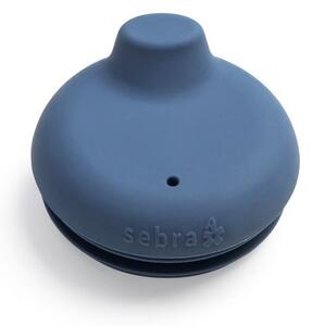 Sebra - Silicone Lid - Lock - Nordic Blue - H4 x L7 x W7 cm
