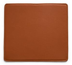 HAY - Seat Pad For X-Line / Indoor - Stolsdyna - Cognac leather - W42.5 x D39 x H0.5 cm