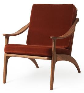 Warm Nordic - Lean Back Chair - Fåtölj - Ritz 3701 (Brick Red) - L68 x W80 x H78 cm