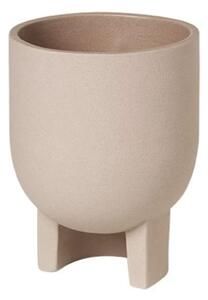 Kristina Dam Studio - Serene Flowerpot - Blomkruka - Small - Sand - Ø12 x H16 cm