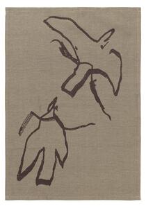 Ferm Living - Vuelo Tea Towel - Kökshandduk - Sugar Kelp/Off-white - W50 x H70 cm