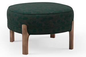 Warm Nordic - Cocktail Pouf - Puff - Razzle Dazzle 966 (Green & Pink) - H42 x L48 x W48 x SH42 cm