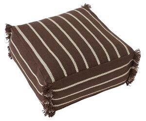 OYOY LIVING - Lina Recycled Pouf - Puff - Choko - H32 x L62 x W62 cm