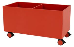 Montana - Colour Box II – S4162 - Med hjul - Förvaringslådor - Rosehip - W46,8 X H37,8 X D35,4 cm