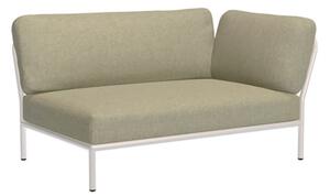 HOUE - LEVEL / Right Corner - Trädgårdsmöbler - Moss/Dark Grey - L140 x W95 x H82 x SH38 cm