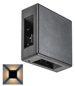 Rabalux 7317 - LED Utomhus vägglampa LIPPA LED/6W/230V IP54 svart