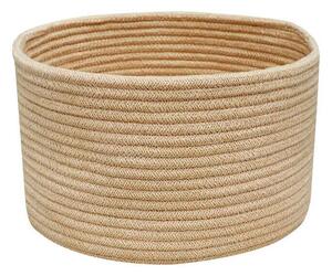 Lorena Canals - Basket Gram - Förvaringslåda för barn - Golden - Ø35 x H20 cm