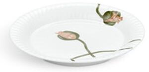 Kähler - Hammershøi Poppy Tallerken Ø19 cm - Tallrikar - Hvid m. deko - Ø19 cm