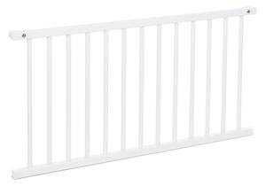 Babybay - Guardrail - Boxspring XXL - Sängskydd - White varnished - H6 x W60 x L110 cm